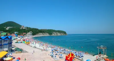 Фото пляжа Ольгинка с мягким песком