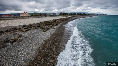 Фото пляжа Адлера с разными вариантами размеров