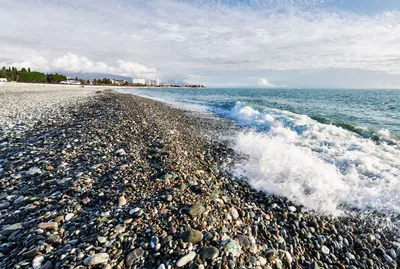 Фотографии Олимпийского пляжа Адлер: красота Черного моря в объективе.