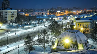 Зимний великолепный Омск: Фото в высоком разрешении