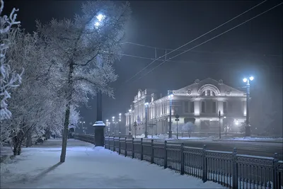 Омск в белоснежном наряде: Изысканные зимние изображения