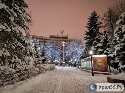 Белоснежные красоты Оренбурга: Фотогалерея зимнего города