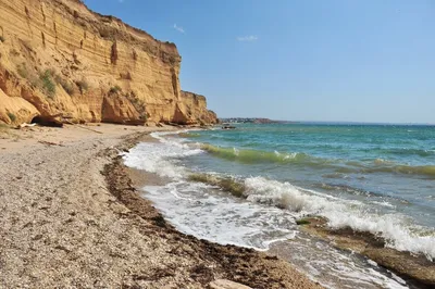 Орловка Крым: фотографии уединенного пляжа и кристально чистой воды