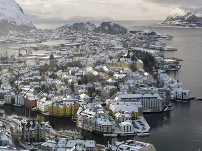 Прекрасные зимние сцены Осло: Скачайте фото в формате WebP