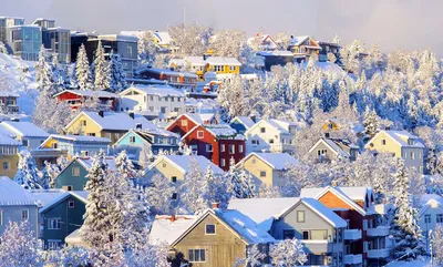 Осло под снегом: Изысканные зимние изображения