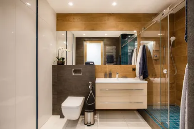 Фото ванных комнат: природные материалы в интерьере