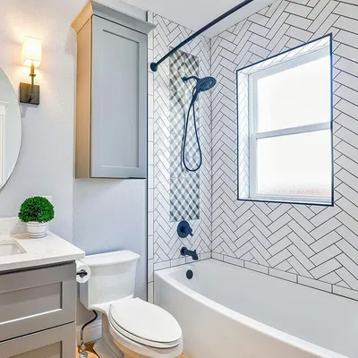 Как выбрать цвет и фактуру плитки для отделки маленькой ванной комнаты (фото)