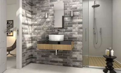 Как использовать плитку для создания стильного акцента в маленькой ванной комнате (фото)