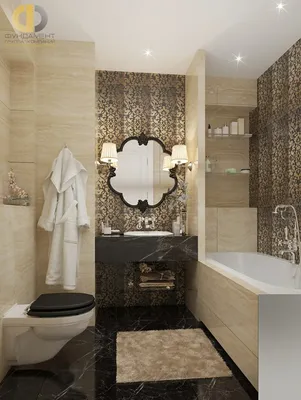 Оригинальные идеи для отделки стен в ванной: фотографии