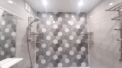 Фото ванной комнаты с пластиковой отделкой для скачивания