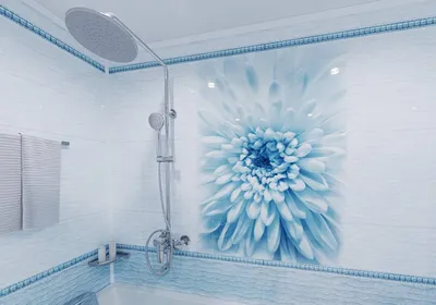 Картинки ванной комнаты с пластиковой отделкой в стиле современности