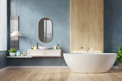 Отделка ванной комнаты пластиком: фото с применением разных цветовых решений