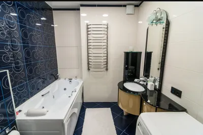 Фотографии стильных ванных комнат с плиткой