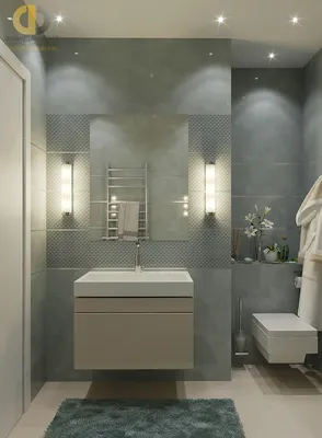 7) Фото отделки ванной комнаты плиткой в формате PNG