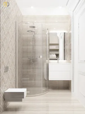 Фото с разными вариантами расположения душевой кабины в ванной комнате