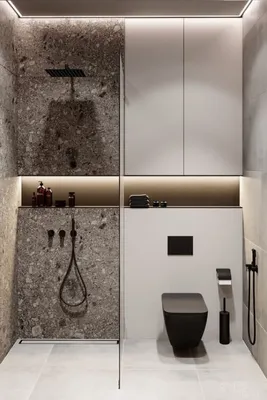 Изображения с разными вариантами дизайна ванной комнаты с душевой кабиной