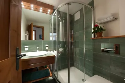 Фотографии идеальной отделки ванной с душевой кабиной
