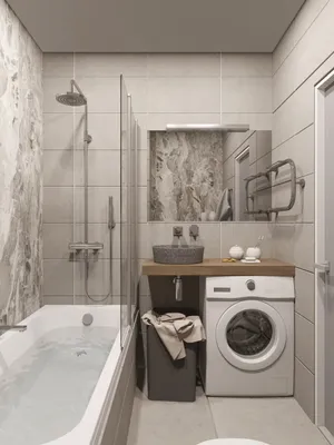Фото отделки ванной комнаты в хрущевке