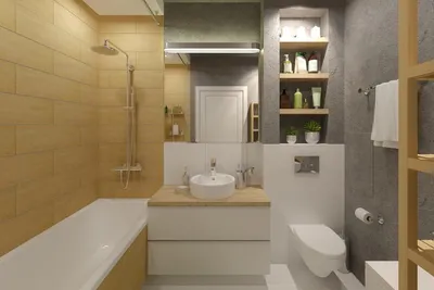 Примеры стильных ванных комнат в хрущевке на фото