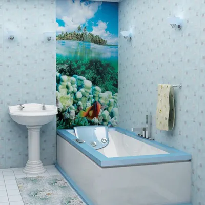 Картинки с отделкой ванной панелями