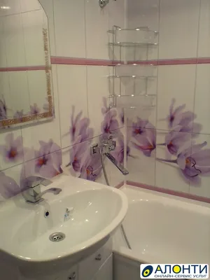 Фотки с отделкой ванной панелями в формате png