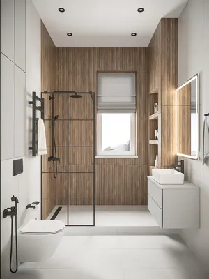 Фото ванной комнаты с пластиковыми панелями в Full HD качестве
