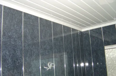 Фото ванной комнаты с пластиковыми панелями для вдохновения