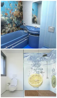 Фото прекрасных ванных комнат с пластиковыми панелями