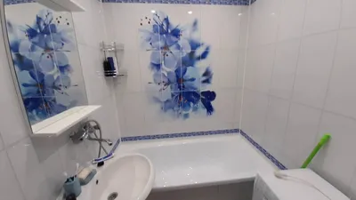 Интересные идеи для отделки ванной пластиковыми панелями