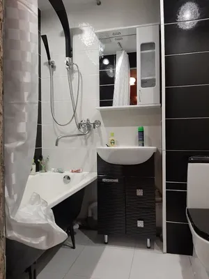 Фотография ванной комнаты с дизайном