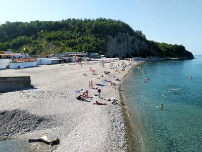 Фото пляжа в Ольгинке для морского отдыха