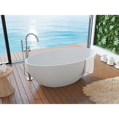 Изображение овальной ванны в формате PNG