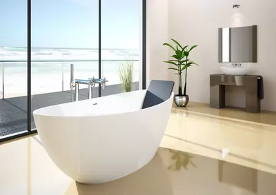 Овальные ванны: красота и комфорт в ванной комнате
