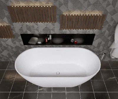 Овальные ванны: преображение вашей ванной комнаты с помощью стильного дизайна