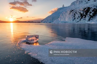 Озеро Байкал: Фантастический закат, запечатленный в фотографиях