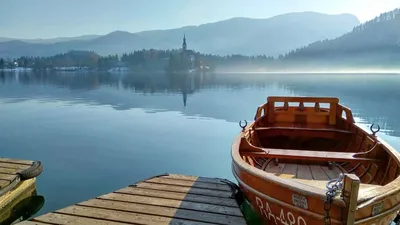 Фотк Озеро Блед: красивый пейзаж в Словении