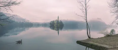 4K изображение Озера Блед с потрясающей детализацией