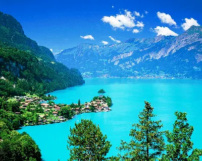 Озеро бриенц швейцарии  фото