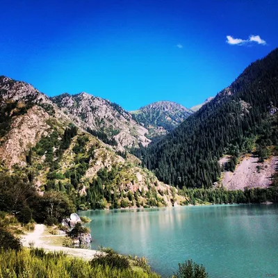 Свежие снимки озера Иссык: выбирайте изображение и формат для скачивания