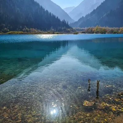 Фото Озера Иссык насладиться красотой природы