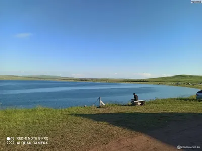 Арт с озером Иткуль в Хакасии