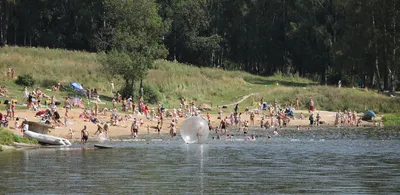 Full HD изображения озера лесного Сергиев Посад