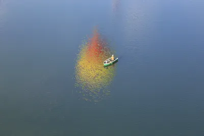 Живописный вид на Озеро Плещеево