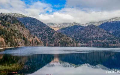Фото Озеро Рица Абхазия: красивые виды в HD