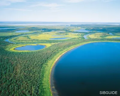 Впечатляющие картинки Озера Таймыр на вашем Маке.