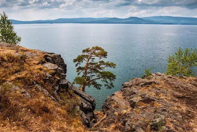 Фото на андроид с видом на озеро Тургояк