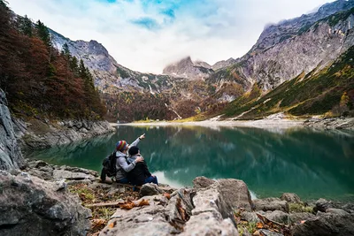 Озеро в горах: красивые изображения для загрузки в HD, Full HD, 4K
