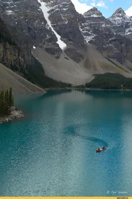 Фото на айфон: озеро в горах на экране вашего смартфона