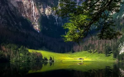 Фото на Windows: картинка озера в горах на вашем компьютере