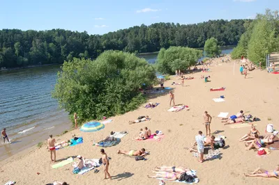 Скачать фото женского пляжа в Паланге бесплатно